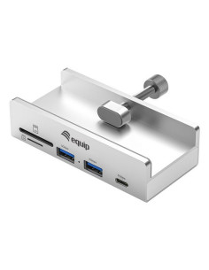 Equip 128968 hub de interfaz USB 3.2 Gen 1 (3.1 Gen 1) Type-A 5000 Mbit s Aluminio