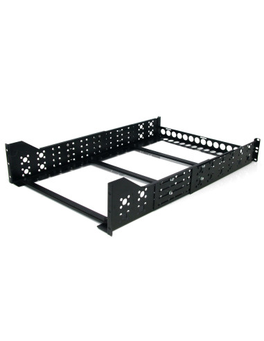 StarTech.com Carriles para Rack de Servidores 3U Universales - Carriles para Armario de Servidores con Profundidad Ajustable -