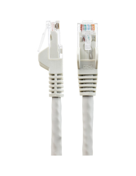 StarTech.com Cable de 15m CAT6 Ethernet - LSZH - Cable de Red RJ45 UTP de 10Gb - 650MHz - PoE de 100W - Latiguillo Snagless con