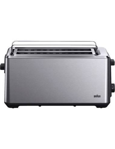Braun HT 5220 BK 2 rebanada(s) 1470 W Negro, Acero inoxidable