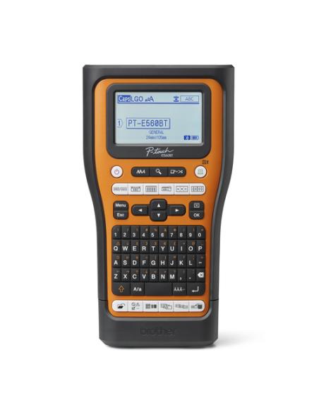 Brother PT-E560BTVP impresora de etiquetas Transferencia térmica 180 x 180 DPI 20 mm/s Inalámbrico y alámbrico HSE/TZe Bluetooth