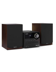 Sharp XL-B512(BR) sistema de audio para el hogar Microcadena de música para uso doméstico 45 W Marrón