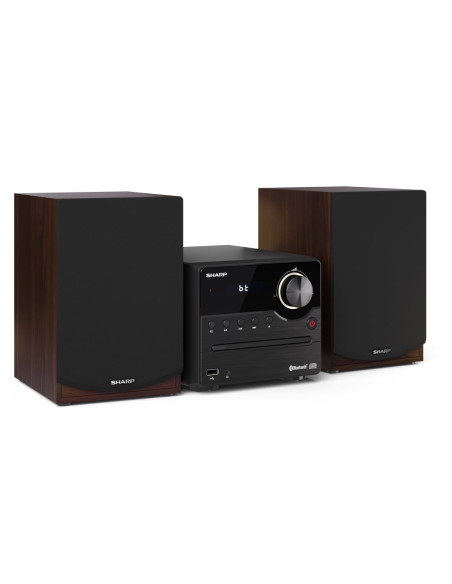 Sharp XL-B512(BR) sistema de audio para el hogar Microcadena de música para uso doméstico 45 W Marrón