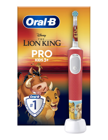 Oral-B Kids VITALITYPROLIONK cepillo eléctrico para dientes Niño Cepillo dental oscilante Multicolor