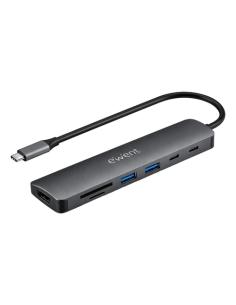 DOCKING STATION EWENT 4K USB-C 3.1 7 EN 1 / HDMI / 2xUSB-A 3.2 / USB-C 3.1 / USB-C PD 100W / SD - MICROSD / EW1152 2