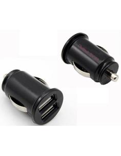 cargador usb dos salidas para coche entrada 12/24v salida 5v/2a tamao mini