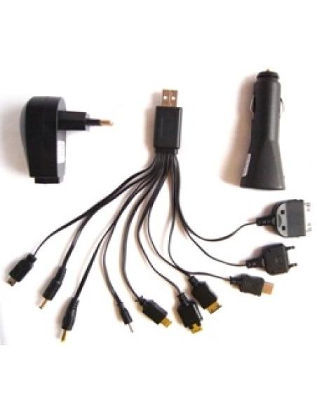 cargador de pared-coche a usb multiconector casa 12 en 1 5v