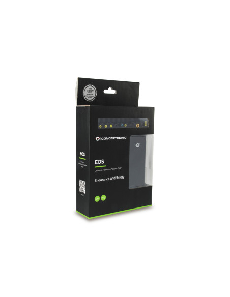 Conceptronic CNB65 adaptador e inversor de corriente Interior 65 W Negro