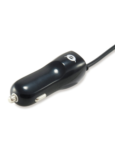 Conceptronic CUSBCARMICU2A cargador de dispositivo móvil Universal Negro, Blanco Encendedor de cigarrillos Auto