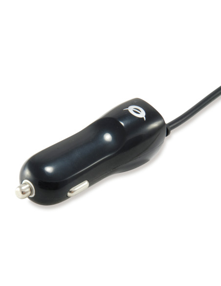 Conceptronic CUSBCARMICU2A cargador de dispositivo móvil Universal Negro, Blanco Encendedor de cigarrillos Auto
