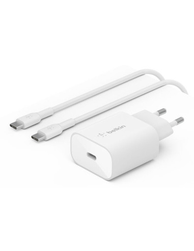 Belkin WCA004VF1MWH-B6 cargador de dispositivo móvil Teléfono móvil Blanco USB Carga rápida Interior