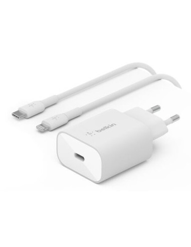 Belkin WCA004VF1MWH-B6 cargador de dispositivo móvil Teléfono móvil Blanco USB Carga rápida Interior
