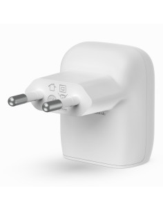 Belkin WCA006VF1MWH-B6 cargador de dispositivo móvil Smartphone Blanco Corriente alterna Carga rápida Interior