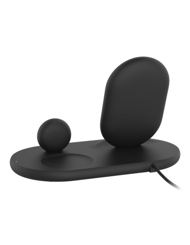 Belkin Boost Charge Auriculares, Smartphone, Reloj inteligente Negro USB Cargador inalámbrico Carga rápida Interior