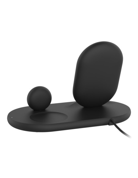 Belkin Boost Charge Auriculares, Smartphone, Reloj inteligente Negro USB Cargador inalámbrico Carga rápida Interior