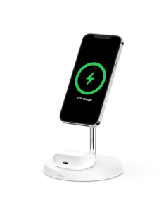 Belkin BOOST CHARGE PRO Auriculares, Smartphone Blanco Corriente alterna Cargador inalámbrico Carga rápida Interior 2