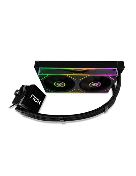 NOX Hummer M-240 LCD|Kit RL Magnético ARGB Negro