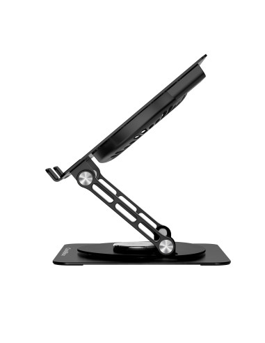 CoolBox BASE REFRIGERADORA COOLAIR 1VRGB ALUMINIO PORTATIL HASTA 17.3" NEGRA