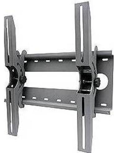 soporte de monitor/tv para pared desde 26' hasta 32' inclinacion 15 vesa estandar hasta 75kg plata