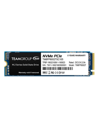Team Group MP33 2 TB M.2 PCI Express 3.0 NVMe 3D NAND