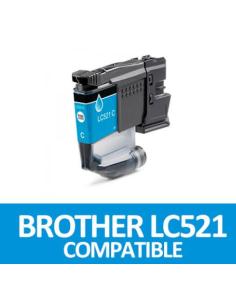TINTA GENERICA BROTHER CYAN / DCP-J1260W / DCP-J1310DW / DCP-J1360DW (500 PAG.) (LC521C-GE)