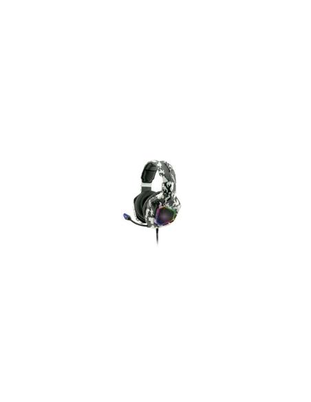 Auriculares gaming con microfono spirit of gamer elite-h50 camuflaje artico MIC-EH50WT