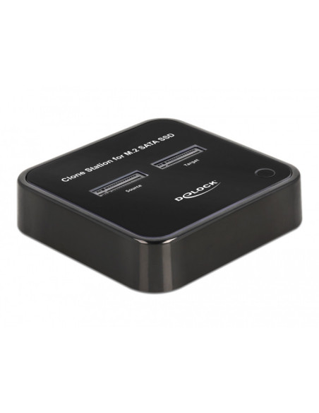 DeLOCK M.2 Estación de acoplamiento para 2 x M.2 SATA SSD con función de clonación