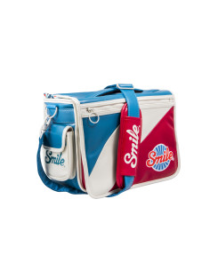 Smile 111651340199 estuche para cámara fotográfica Bandolera Azul, Rojo, Blanco 2