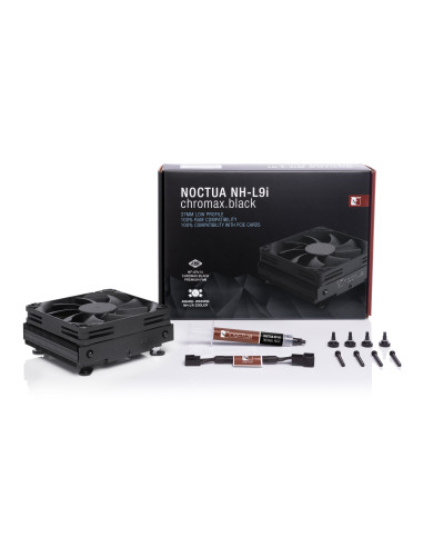 Noctua NH-L9i chromax.black Procesador Enfriador 9,2 cm Negro