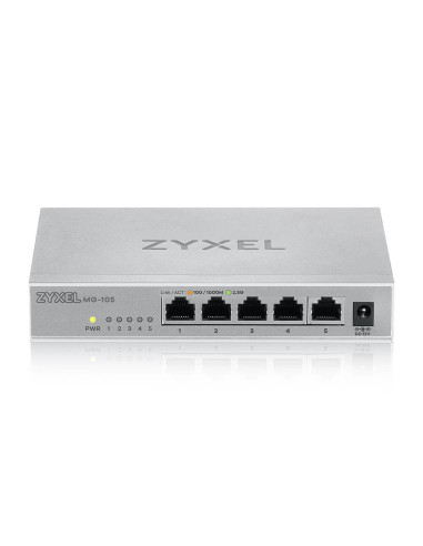 Zyxel XMG-105 No administrado 2.5G Ethernet (100 1000 2500) Gris