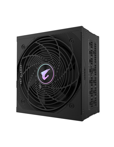GIGABYTE AORUS ELITE P1000W ICE Fuente de Alimentación - PCIe 5.0, 80 PLUS Platinum, Diseño completamente modular, Ventilador