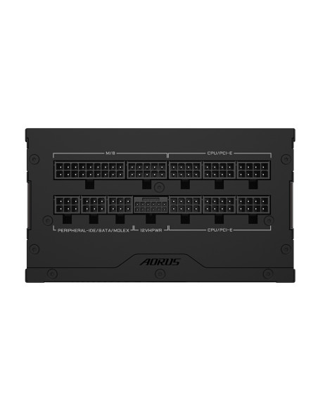 GIGABYTE AORUS ELITE P1000W ICE Fuente de Alimentación - PCIe 5.0, 80 PLUS Platinum, Diseño completamente modular, Ventilador