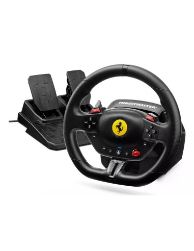 Thrustmaster T98-P Ferrari 296 GTB Negro USB Volante + Pedales Analógico Digital PC, PlayStation 4, PlayStation 5