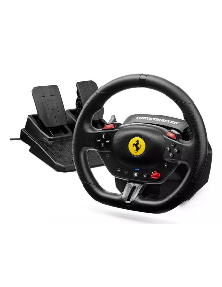 Thrustmaster T98-P Ferrari 296 GTB Negro USB Volante + Pedales Analógico Digital PC, PlayStation 4, PlayStation 5