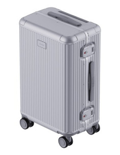 Xiaomi BHR9078GL maleta Armazón duro Plata Policarbonato (PC), Poliéster