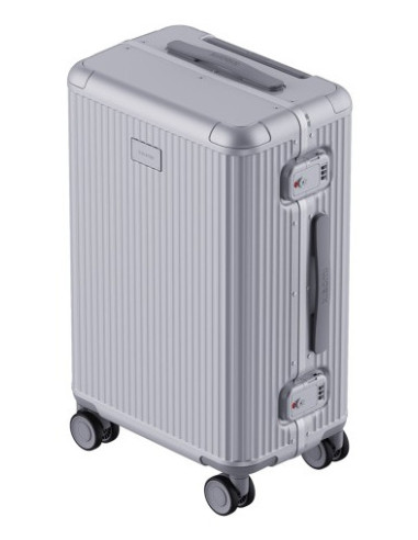 Xiaomi BHR9078GL maleta Armazón duro Plata Policarbonato (PC), Poliéster