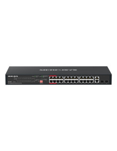 Mercusys MS128GP switch Gigabit Ethernet (10 100 1000) Energía sobre Ethernet (PoE) 1U Negro