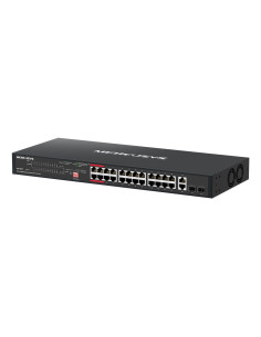 Mercusys MS128GP switch Gigabit Ethernet (10 100 1000) Energía sobre Ethernet (PoE) 1U Negro 2