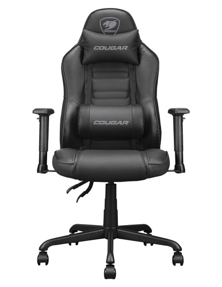 COUGAR Fusion S Black Silla para videojuegos de PC Asiento acolchado Negro