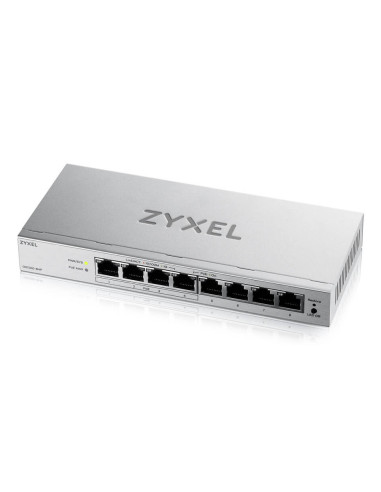 Zyxel GS1200-8HPV3 Gestionado L2 Gigabit Ethernet (10 100 1000) Energía sobre Ethernet (PoE) Escritorio Gris