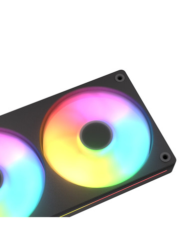 COUGAR CF-UN240FB-RGB Carcasa del ordenador Ventilador 12 cm Negro