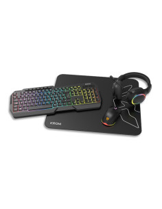 Krom Kenta 4 in 1 RGB Gaming Kit, Negro