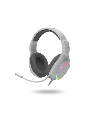 Krom Kenta 4 in 1 RGB Gaming Kit, Blanco