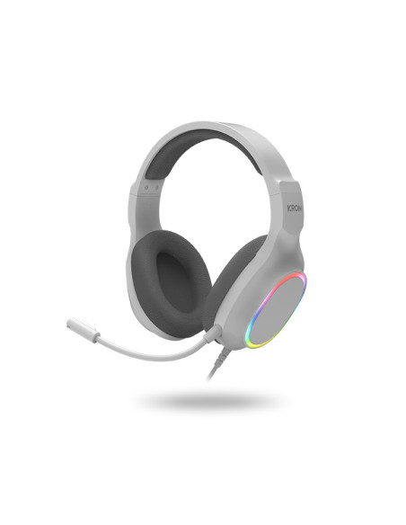 Krom Kenta 4 in 1 RGB Gaming Kit, Blanco