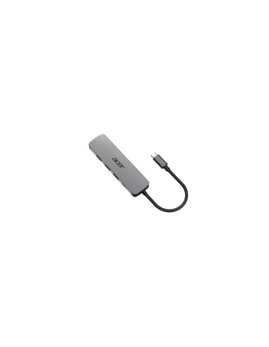 Acer 5in1 Type C Dongle Alámbrico USB 3.2 Gen 1 (3.1 Gen 1) Type-C Plata