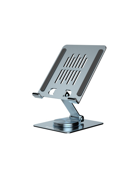 Conceptronic THANA09G mueble y soporte para dispositivo multimedia Gris Tableta Carro para administración de tabletas