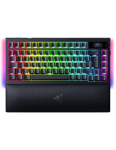Razer BlackWidow V4 Pro teclado Juego USB + RF Wireless + Bluetooth QWERTY Internacional de EE.UU. Negro