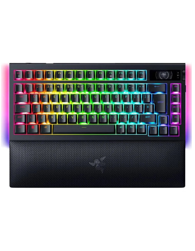 Razer BlackWidow V4 Pro teclado Juego USB + RF Wireless + Bluetooth QWERTY Internacional de EE.UU. Negro