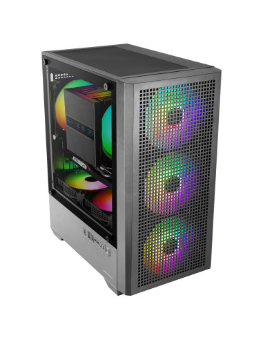 Mars Gaming MCQUANTUM carcasa de ordenador Midi Tower Negro