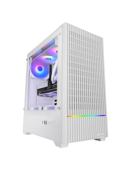 Mars Gaming MCQUANTUMW carcasa de ordenador Midi Tower Blanco